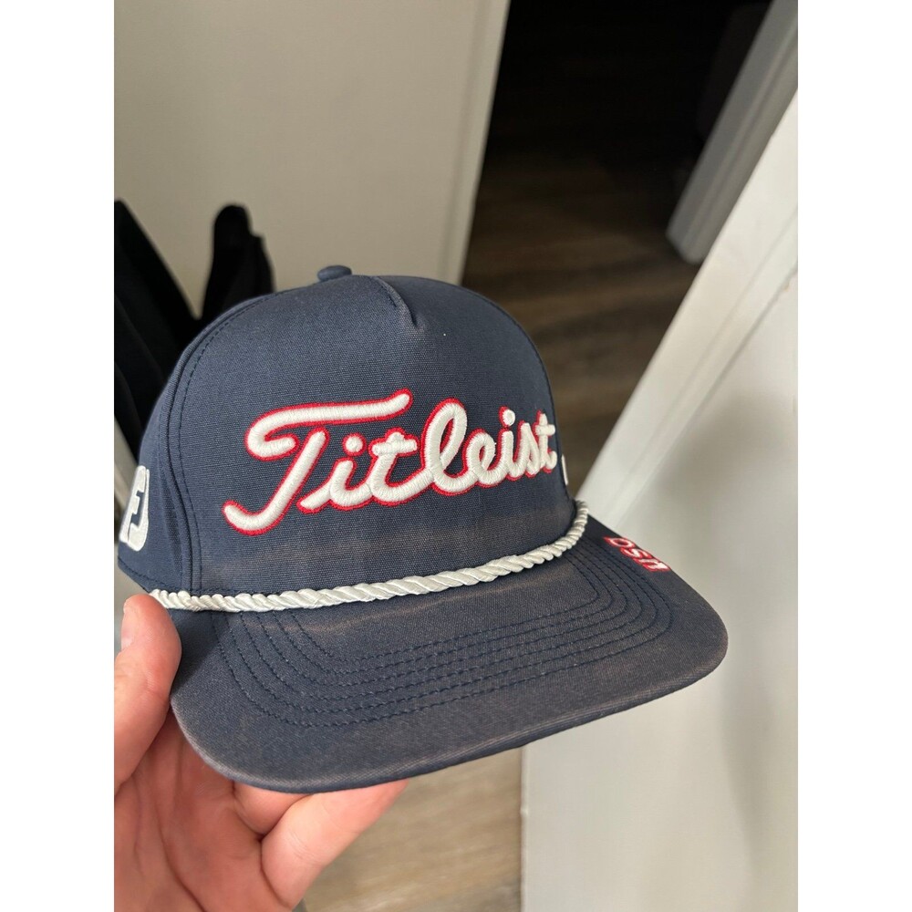 Titleist Stars And Stripes Tour Rope Flat Bill Golf Hat 2020